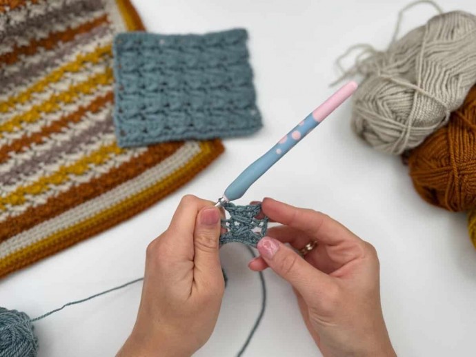 Crossover Crochet Stitch Photo Tutorial