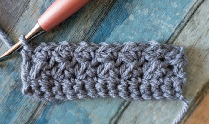 Small Triangles Stitch Crochet Tutorial