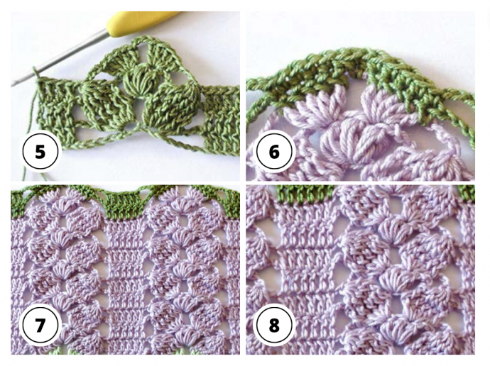 Crochet Leaf Stitch Tutorial