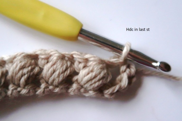 Braided Puff Crochet Stitch Photo Tutorial