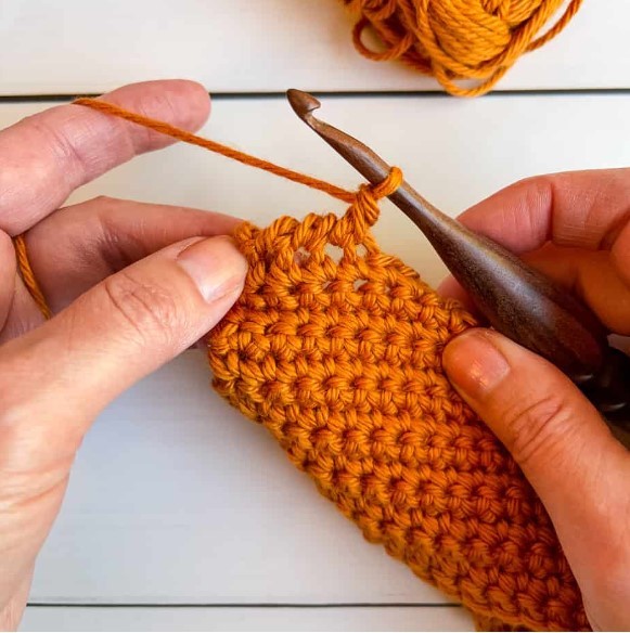 Crab Stitch Crochet Photo Tutorial