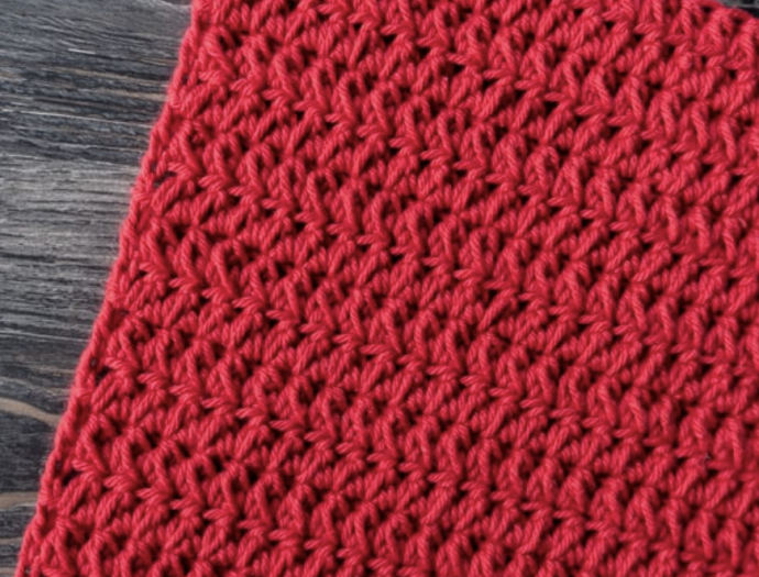 Forked Half Double Crochet Stitch Tutorial