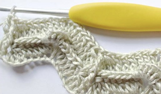 Textured Crochet Ripple Stitch