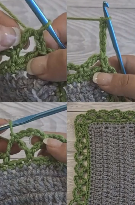 Crochet Tutorial: Easy Lacy Border