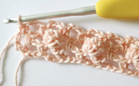 Crochet Tutorial: Textured Bobble Stitch