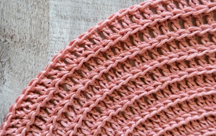 Double Crochet Rib Stitch Photo Tutorial