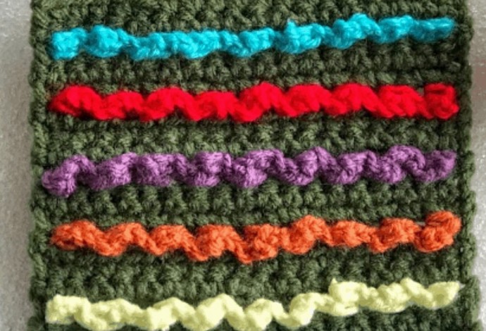 How to Crochet the Christmas Lights Stitch Tutorial