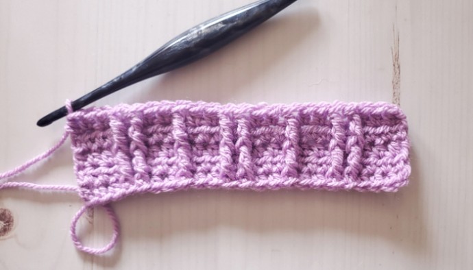 How to Crochet Parallel Lines Crochet Stitch