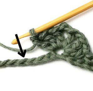 Stacked Triangles and Eyelet Crochet Stitch Photo Tutorial