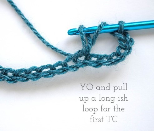Woven Shell Crochet Stitch Photo Tutorial