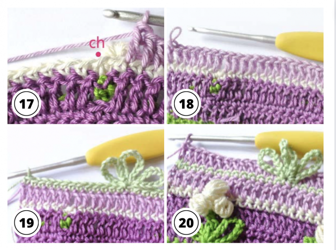 Crochet Flower Puff Stitch Crochet Tutorial