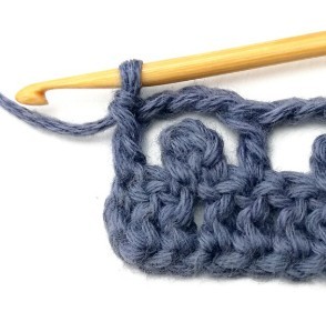 Striped Boxed Picot Crochet Stitch Photo Tutorial