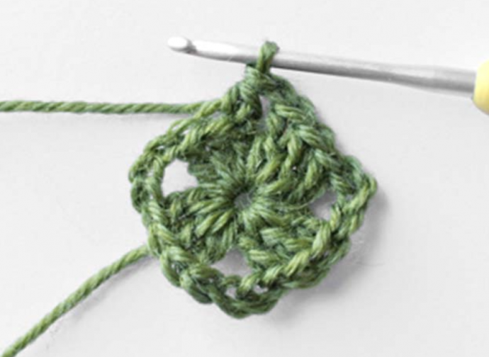 Crochet Puff Stitch Square Tutorial