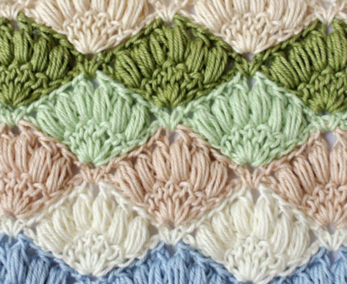 Crochet Shell Puff Stitch