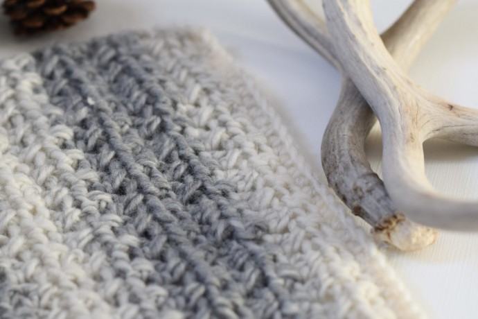 Crossed Half Double Crochet Stitch Photo Tutorial