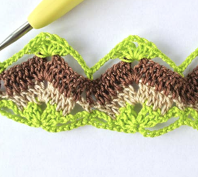 Crochet Big Shell Stitch