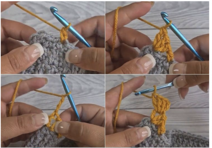 Large Leaf Stitch Crochet Border Tutorial