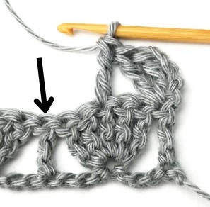 Large Uneven Fan Crochet Stitch Photo Tutorial