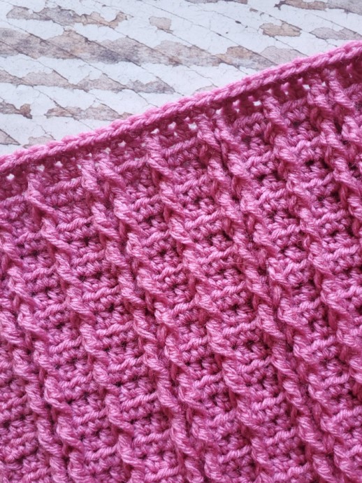 How to Crochet Parallel Lines Crochet Stitch