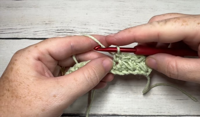 How to Crochet the Spiked Weave Stitch Photo Tutorial