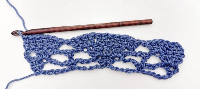 Triangles and Trees Crochet Stitch Photo Tutorial