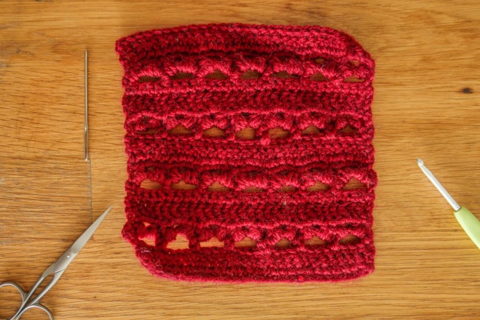 Cherry Puff Crochet Stitch