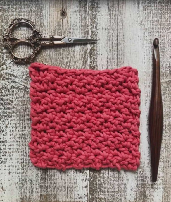 How to Crochet the Lemon Peel Stitch Photo Tutorial