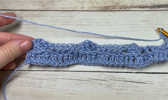 How to Crochet the Slanted Brick Stitch Photo Tutorial