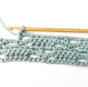 Lacy Checkered Block Crochet Stitch Photo Tutorial