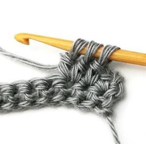 Aligned Bobble Crochet Stitch Photo Tutorial