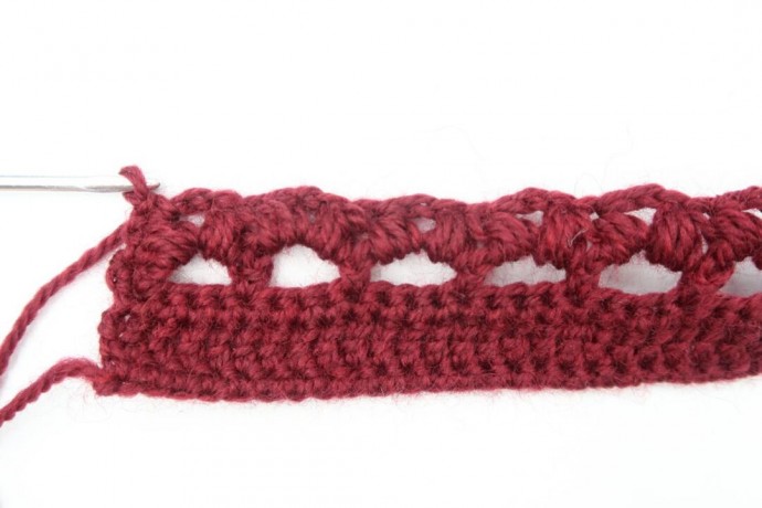 Cherry Puff Crochet Stitch