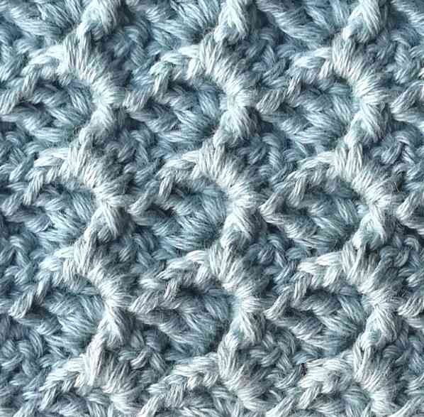 The Ocean Waves Crochet Stitch Photo Tutorial