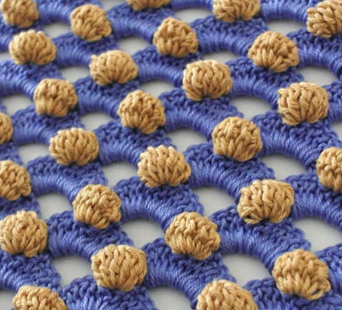 Airy Bobble Stitch Crochet Tutorial