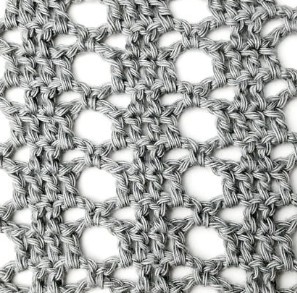 Belgian Mesh Crochet Stitch Photo Tutorial