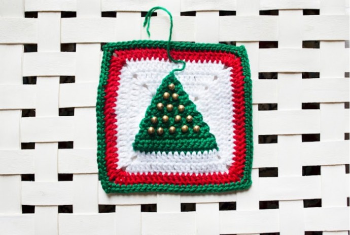 Christmas Tree Granny Square