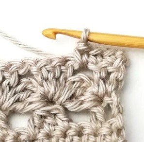 Aligned Four Leaf Clover Crochet Stitch Photo Tutorial