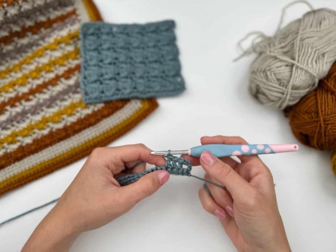 Crossover Crochet Stitch Photo Tutorial
