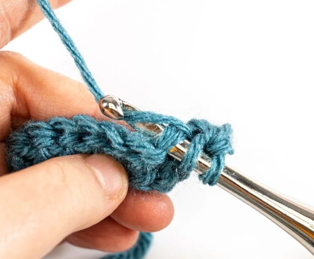 Half Double Crochet Decrease Photo Tutorial