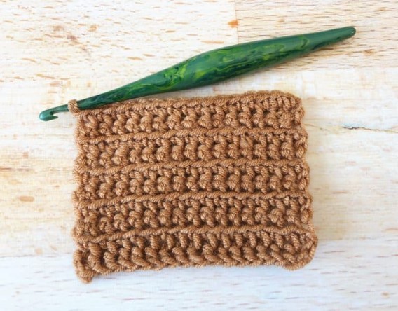 How to Crochet Front Loop Only Single Crochet Stitch