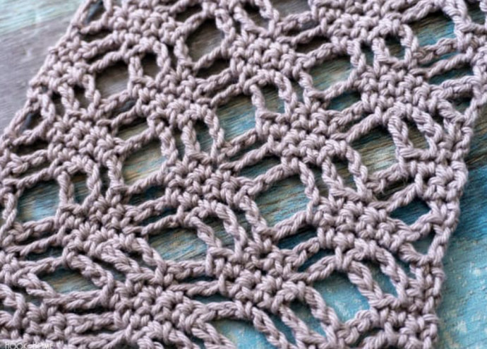 How to Crochet the Woven Lattice Stitch