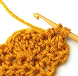 Chestnut Crochet Stitch Photo Tutorial