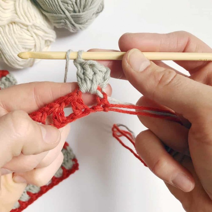 Granny Block Crochet Stitch Photo Tutorial