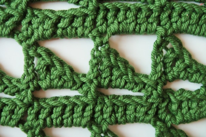 Triangle Lace Stitch Photo Tutorial