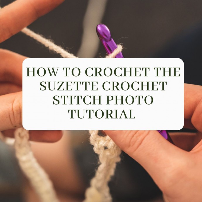 How to Crochet the Suzette Crochet Stitch Photo Tutorial