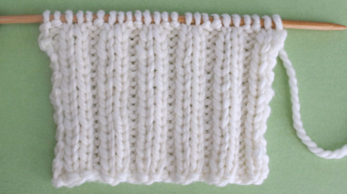 How to Knit Socks: 2x2 Rib Stitch