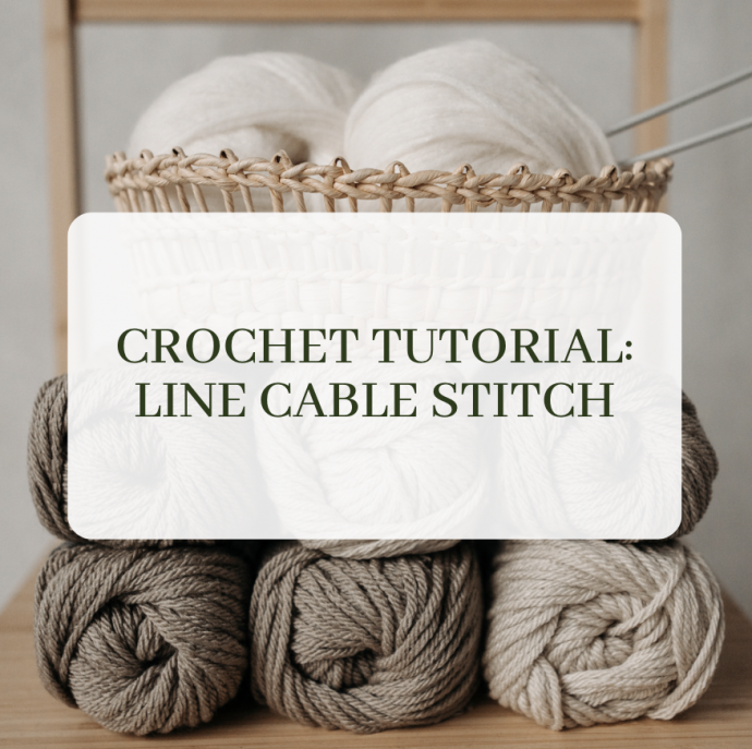 Crochet Tutorial: Line Cable Stitch