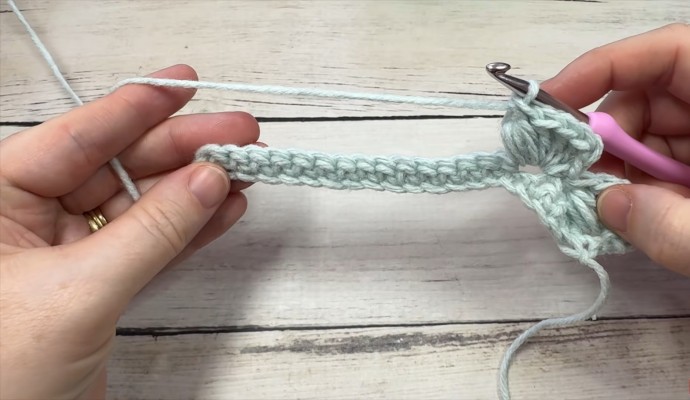 How to Crochet the Slanted Puff Shell Stitch Photo Tutorial