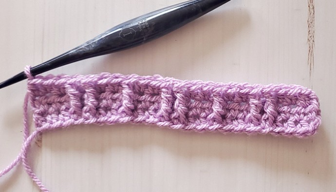 How to Crochet Parallel Lines Crochet Stitch