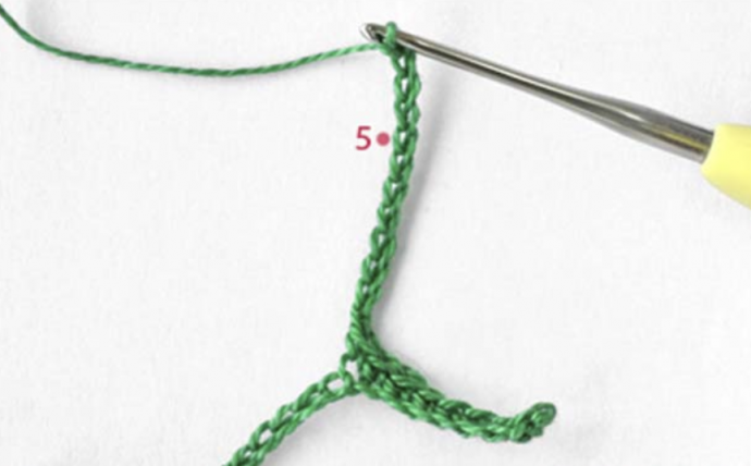 Crochet Lace Leaf Stitch