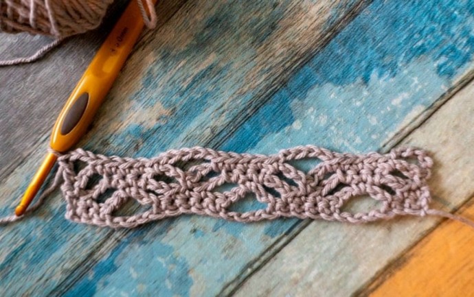 How to Crochet the Woven Lattice Stitch Photo Tutorial